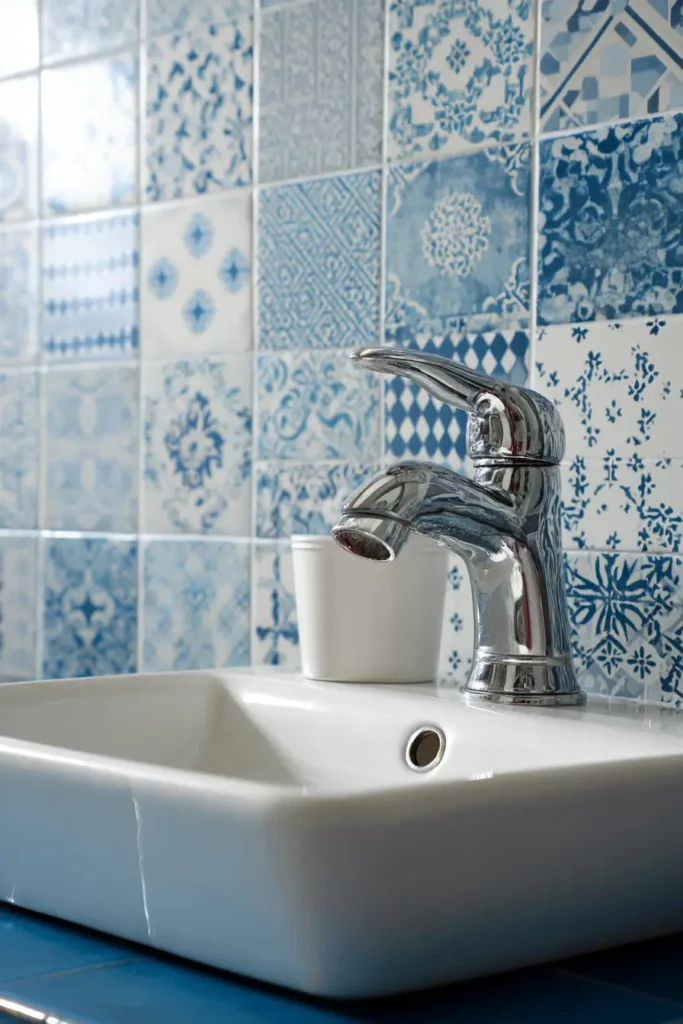 3. Peel and Stick Tiles for Fast Change