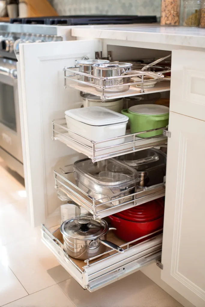 4. Pull‑Out Cabinet Organizers