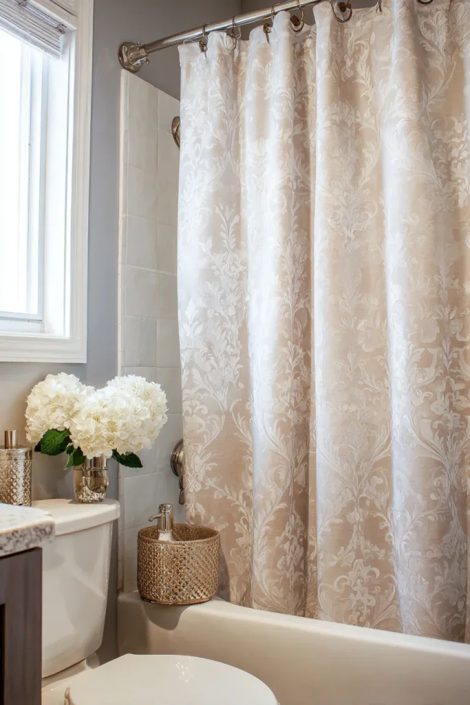 4. Shower Curtains That Change the Whole Look