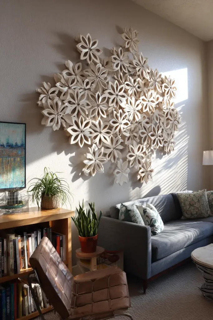 4. The Wooden Floral Wall Sculpture That Sells 1000 Units a Month
