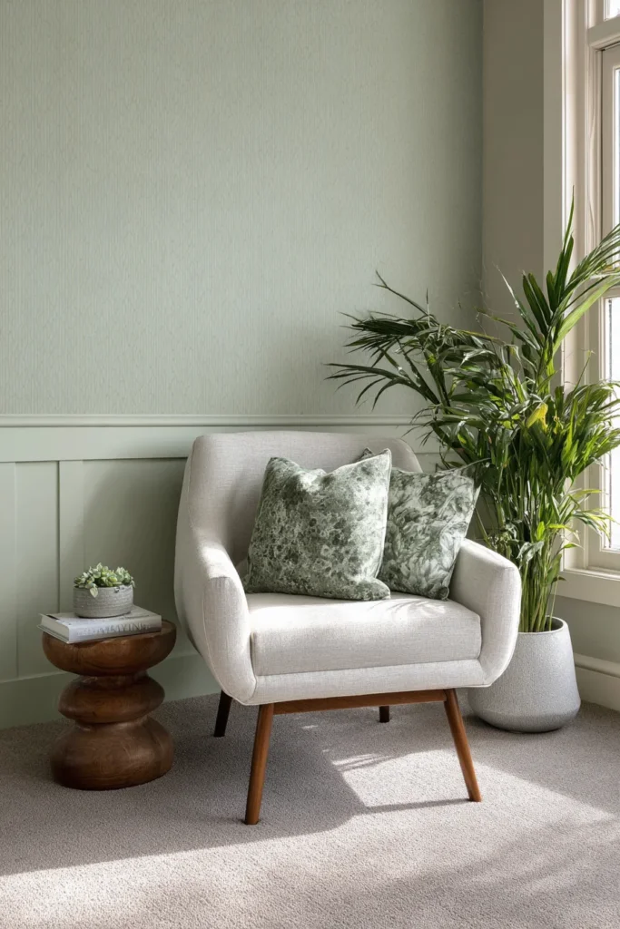 5. Beige and Sage Green for a Soft Look