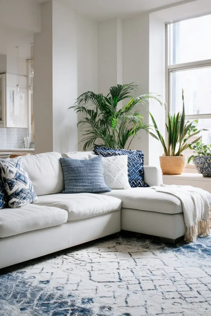 5. Use Rugs to Define and Upgrade Your Space