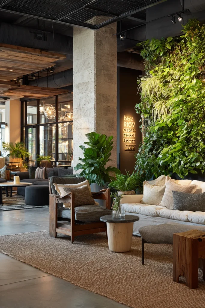 6. Introduce Biophilic Elements and Natural Textures