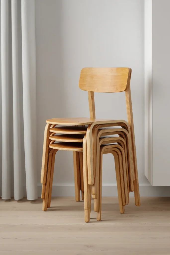7. Stackable and Nesting Chairs Plus Stools