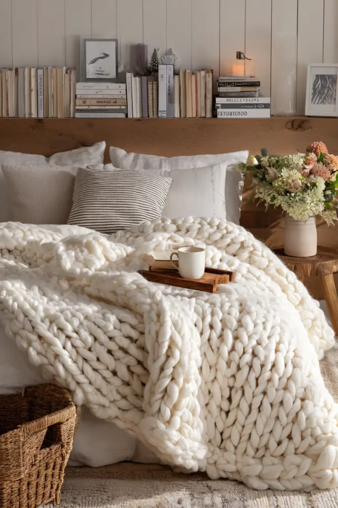 7. The Chunky Knit Blanket That Dupes Barefoot Dreams