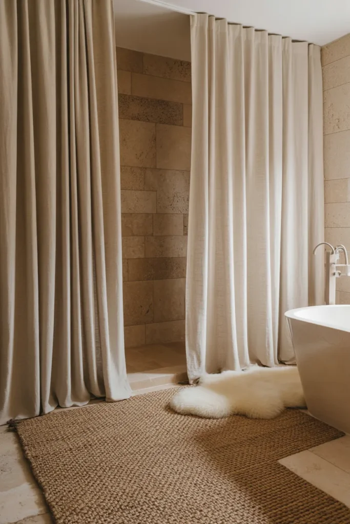8. Layer Natural Textures (Linen, Jute, Stone)