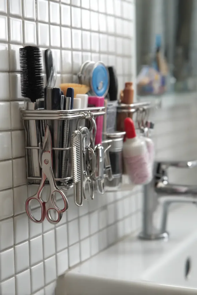 8. Magnetic storage for small metal spaces