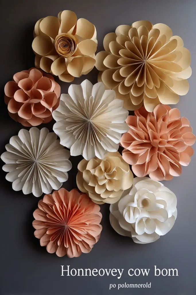 8. The Honeycomb Paper Bow Wall Decor That Ships Flat