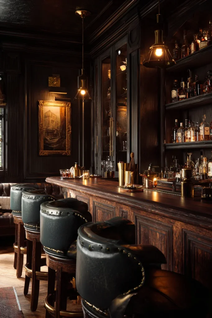 Vintage Speakeasy Bar Design