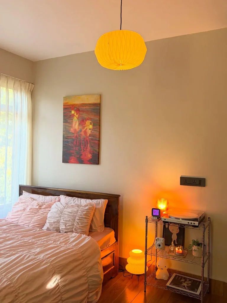 9. Add Soft Lighting for a Cozy Mood