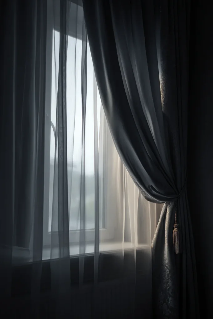 9. Invest in Blackout Curtains and Sheer Layers