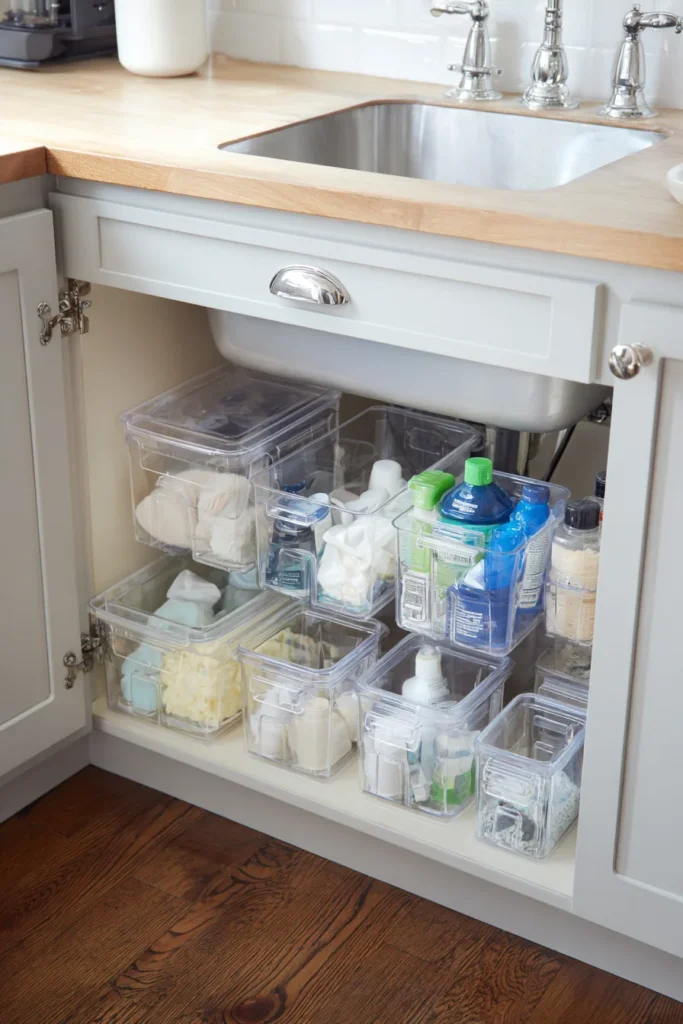 9. Under‑Sink Storage Bins