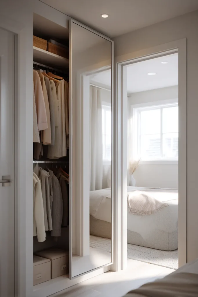Add Mirrors Inside Closet Doors