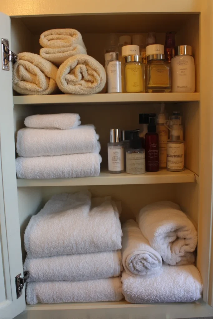 Bathroom and Linen Closet