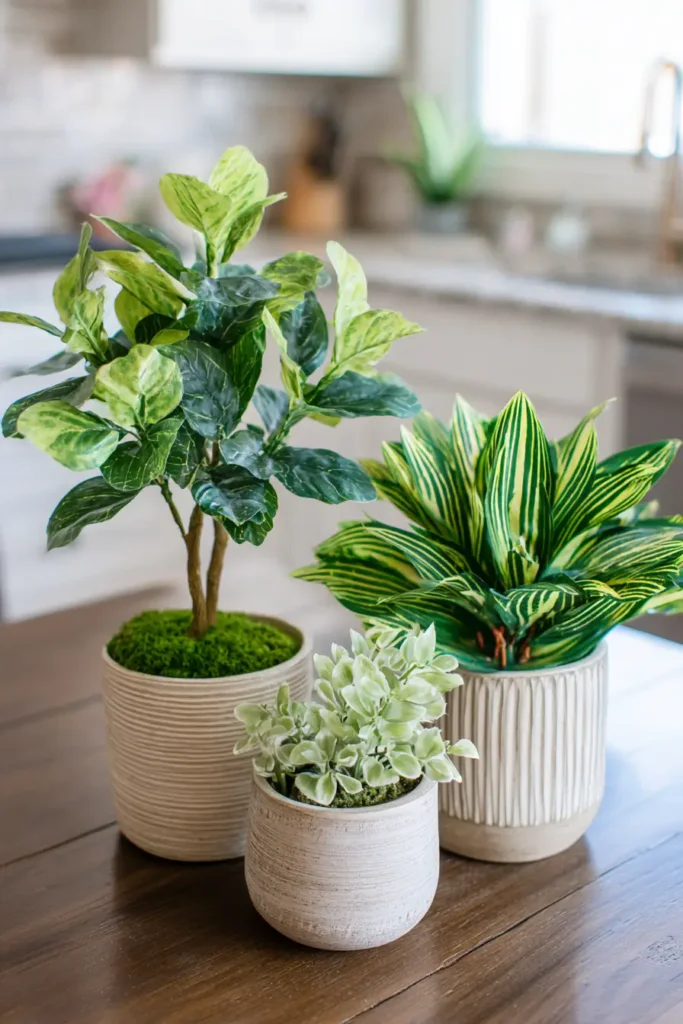 Dollar Tree Home Decor Ideas Using Faux Plants That Look Real