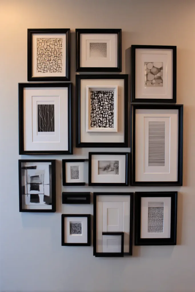 Dollar Tree Home Decor Ideas Using Frames for Gallery Walls