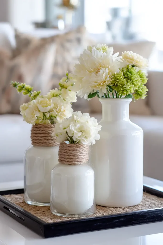 Dollar Tree Home Decor Ideas Using Glass Vases for a Clean Look