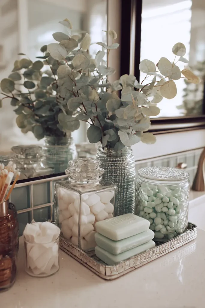 Dollar Tree Home Decor Ideas for Bathroom Spa Feel