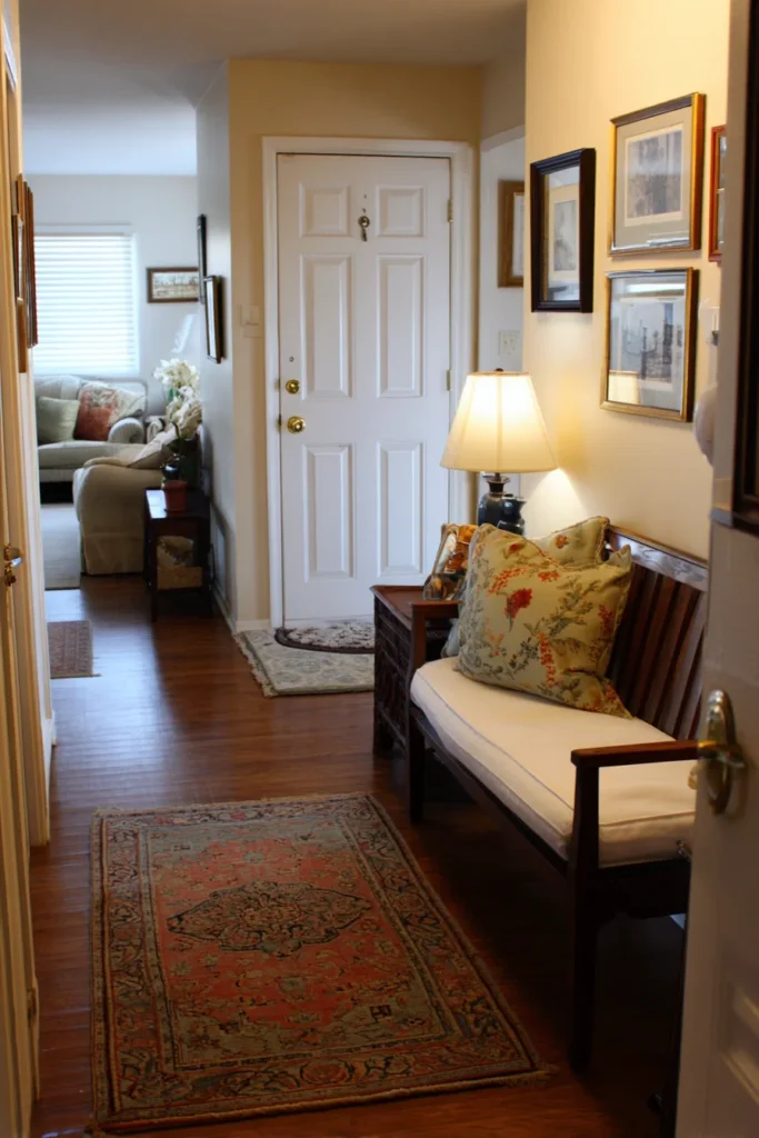 Entryway and Living Room