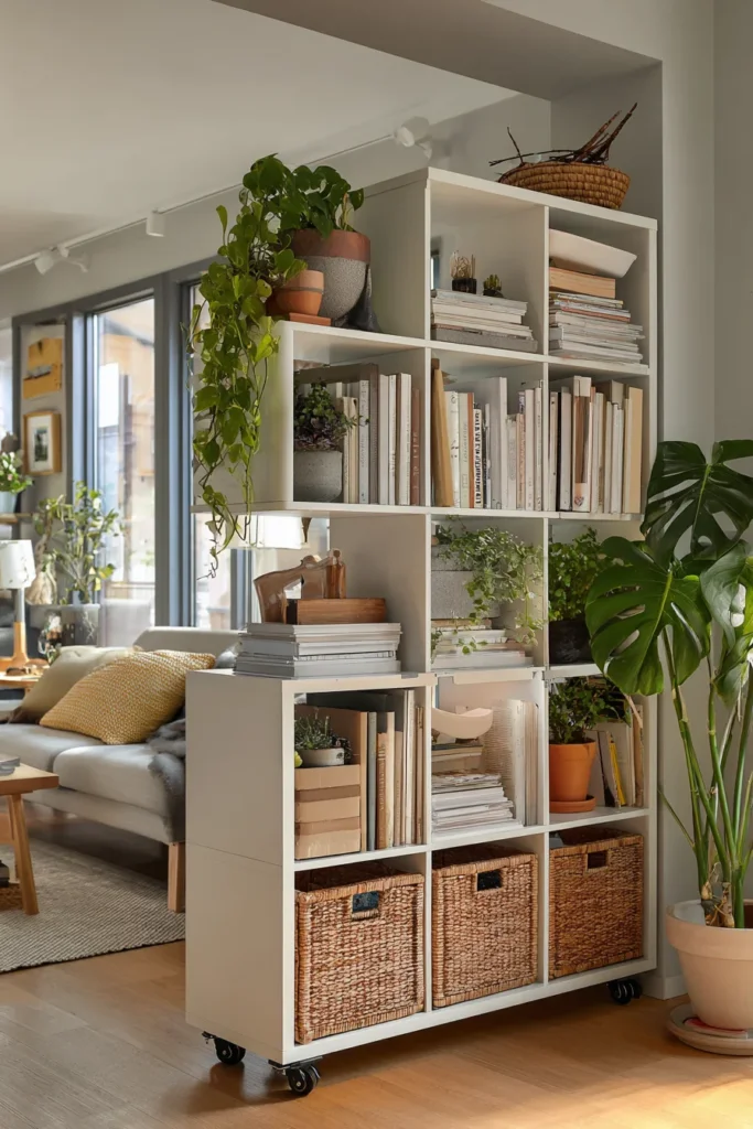 Furniture as Room Divider and Storage