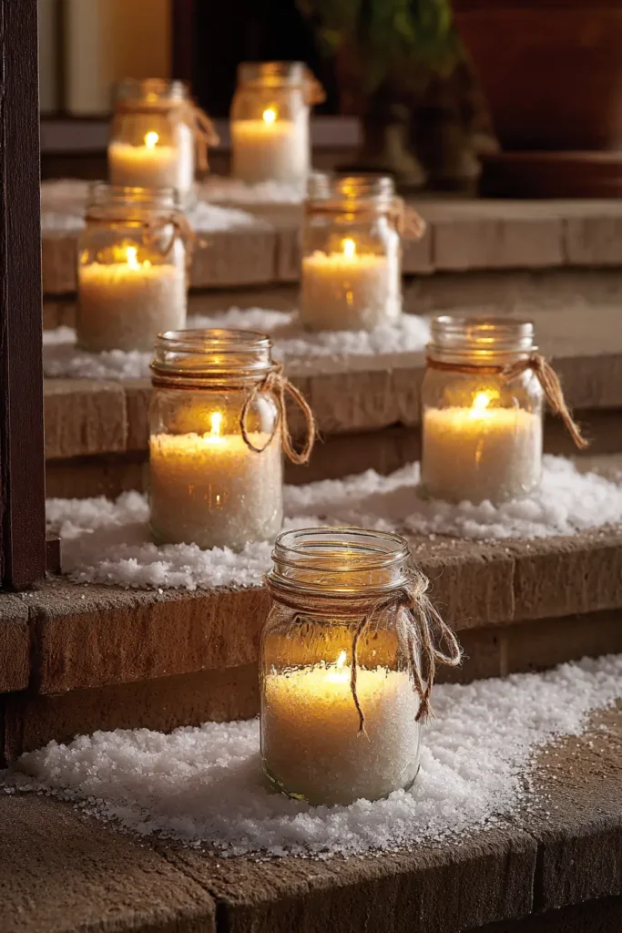 Mason Jar Luminary Walkway – Indoor or Outdoor