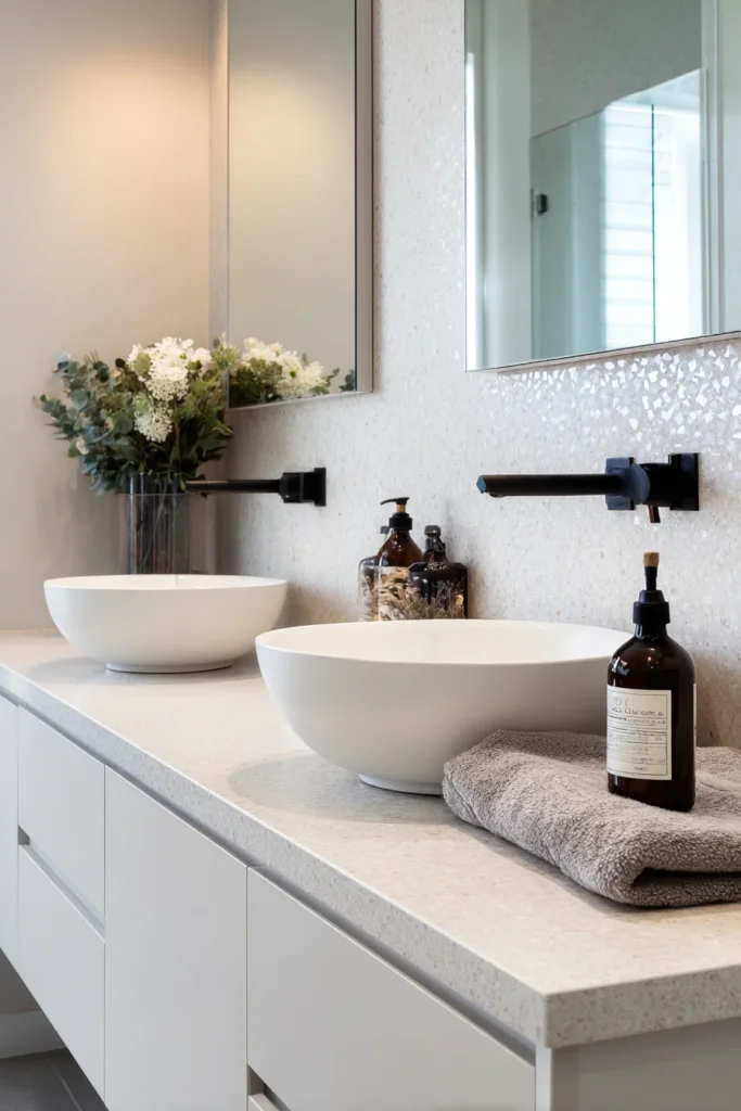 Minimal Bathroom Style That Clears Visual Noise
