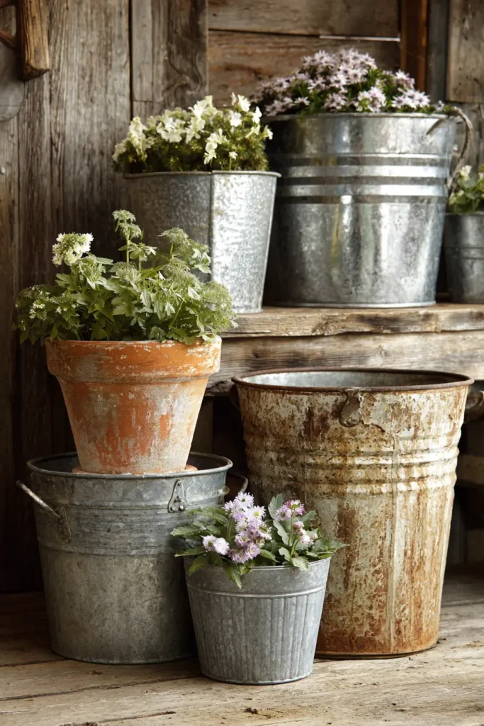 Mistake 11. Galvanized Metal in Every Room