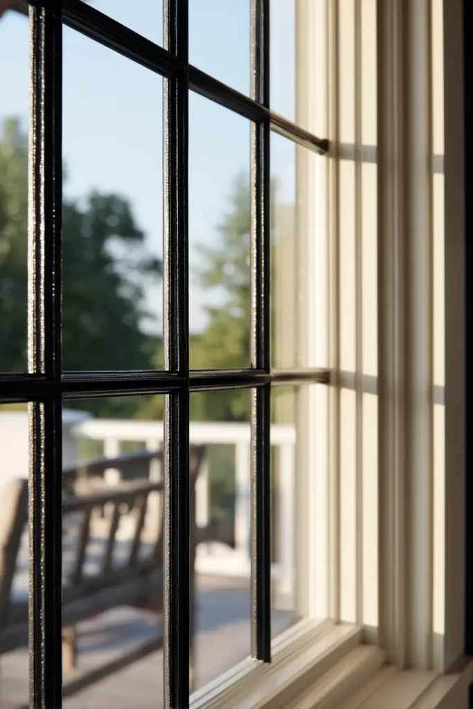 Mistake 15. Black Window Grids on Non-Farmhouse Window