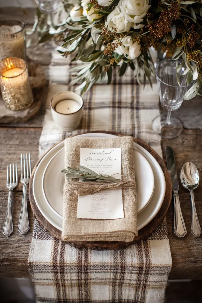 Mistake 8. Plaid and Burlap on Everything