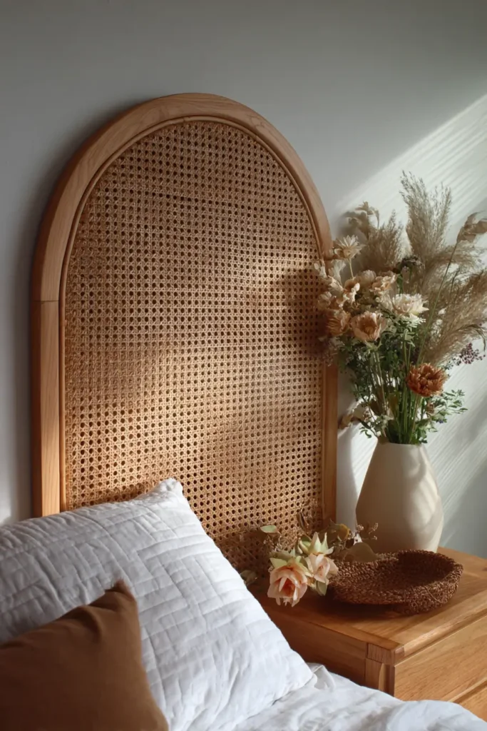 Number 14. Arched Rattan Headboard PDF – Etsy seller WoodAndCanvasDIY$14