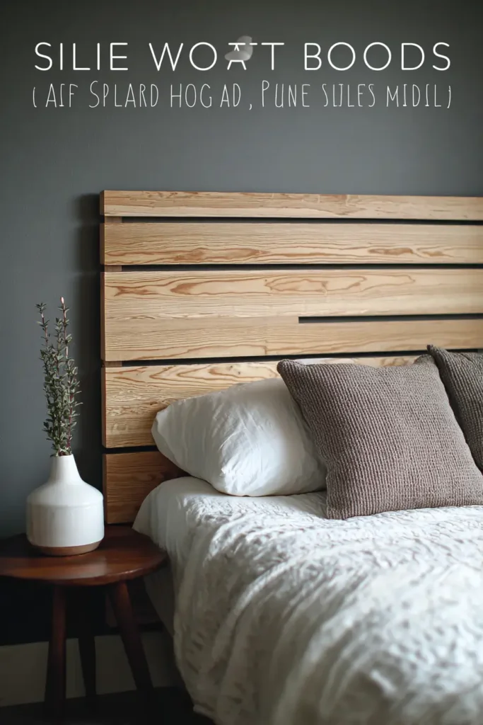 Number 16. Modern Slat Wood Headboard Plans – Etsy seller BuildModern$10