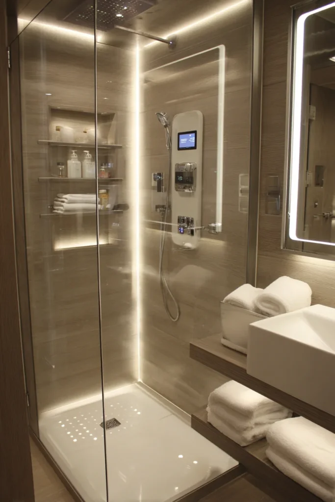 Smart Bathroom With Modern Tech
