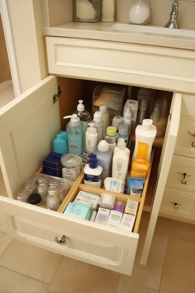 Smart Zoning System for Bathroom Cabinets