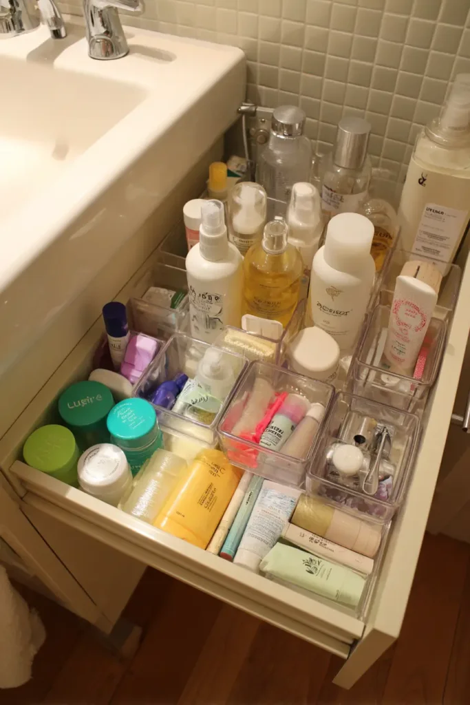 Step by Step Method to Organize Under Bathroom Sink