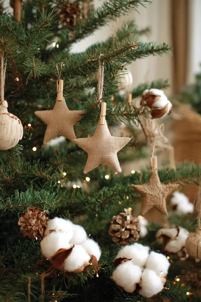 The Undecorated Tree – Only Wood, Cotton, and Beeswax