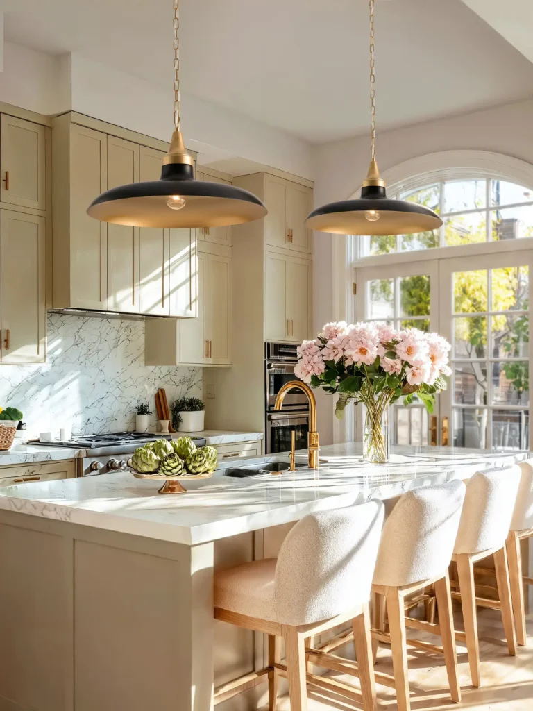 Use Recessed Lighting to Connect Both Rooms