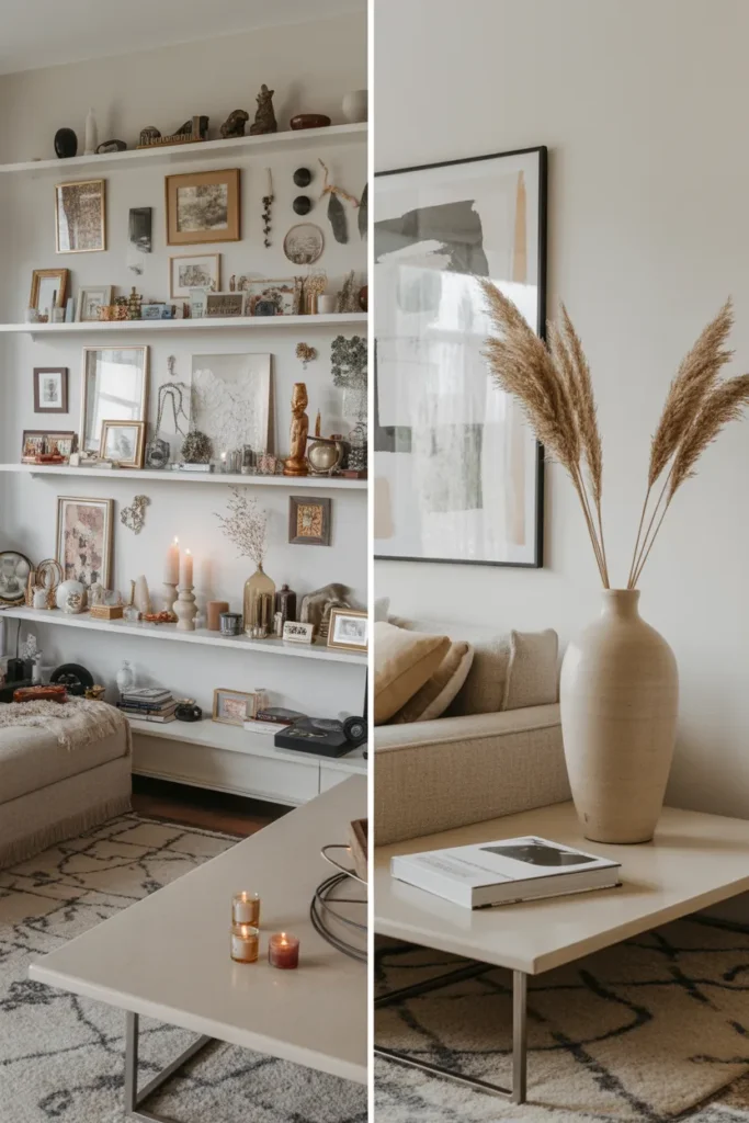 5. Using too many small decor items