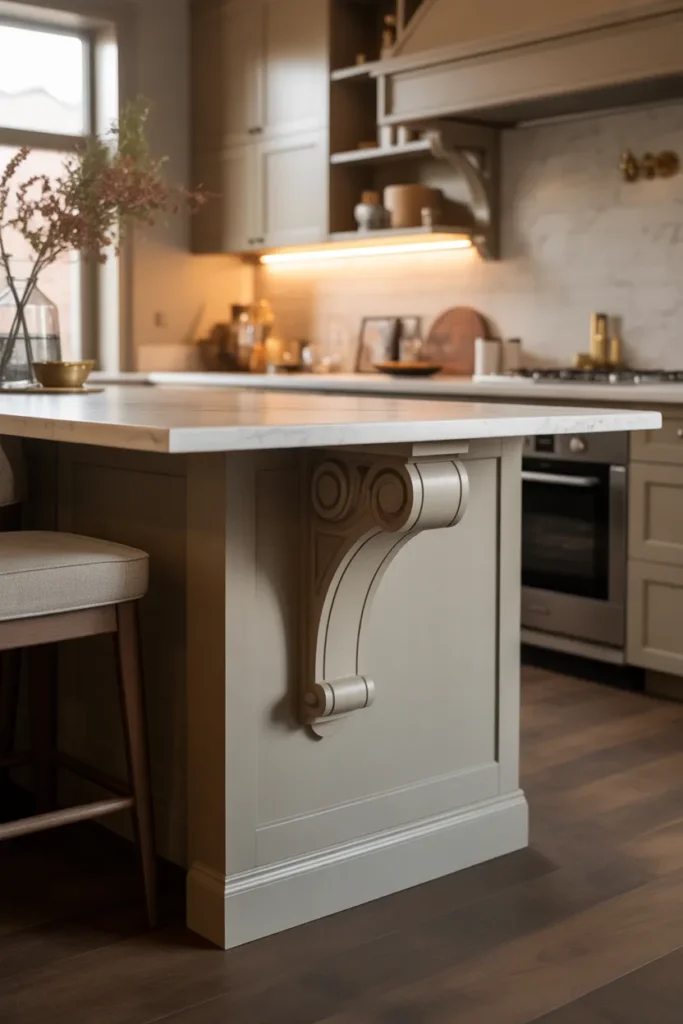 Idea 2: Single Corbel Support for a Stone Counter