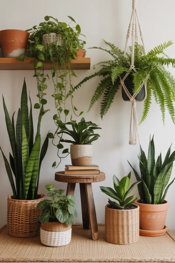 Pots, Macrame, and Placement